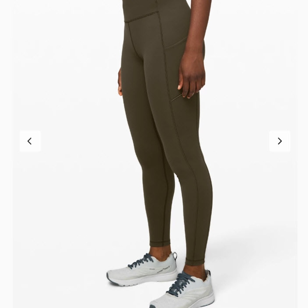 Lululemon Speed Up Tight 28" Dark Olive 8
